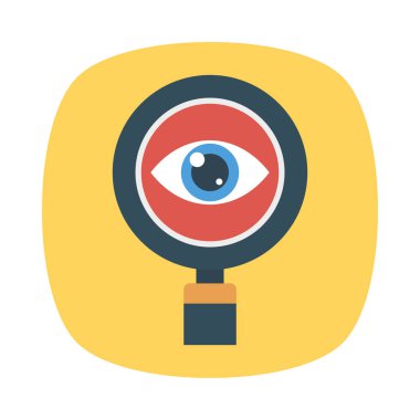 Arama Büyüteç vektör çizim gözden geçirin 