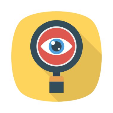 Arama Büyüteç vektör çizim gözden geçirin 