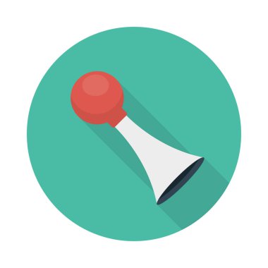 boynuz klakson sirk vektör çizim 