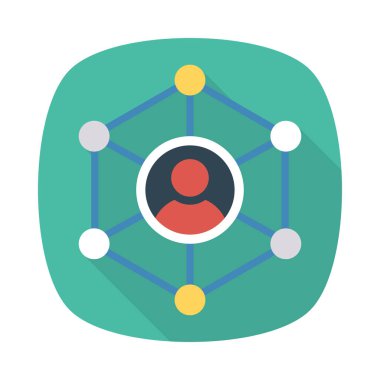 vektör çizim profil kullanıcının bağlı 