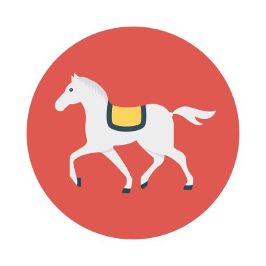 at hayvan sirk vektör çizim 