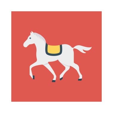 at hayvan sirk vektör çizim 