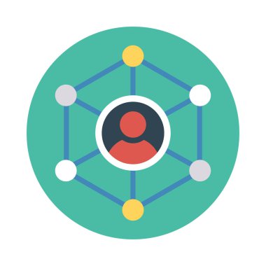 vektör çizim profil kullanıcının bağlı 