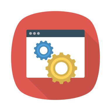 İnternet ayarı tarayıcı online vektör çizim