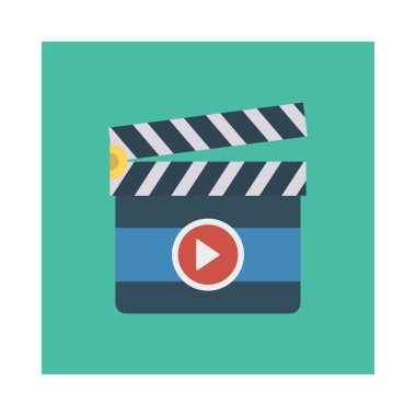 Clapper kurulu video vektör çizim