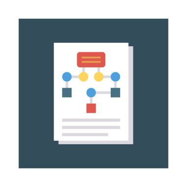 akış diyagramı planlama vektör çizim