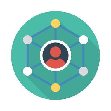 vektör çizim profil kullanıcının bağlı