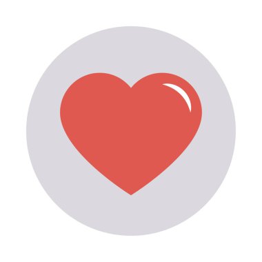 kalp gibi favori illüstrasyon vektör