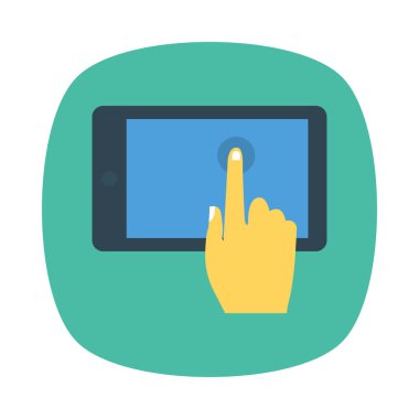 basın tıklayın vektör çizim dokunun