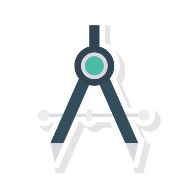 Pusula ölçü yaratıcı vektör çizim