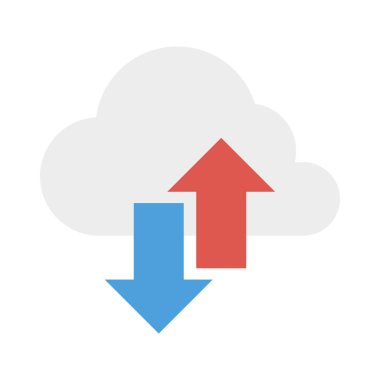 yedek bulut veritabanı vektör çizim