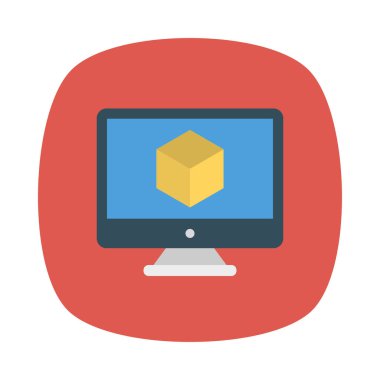 Küp tasarım yaratıcı vektör çizim