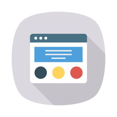 tarayıcı şablonu web düzeni vektör çizim