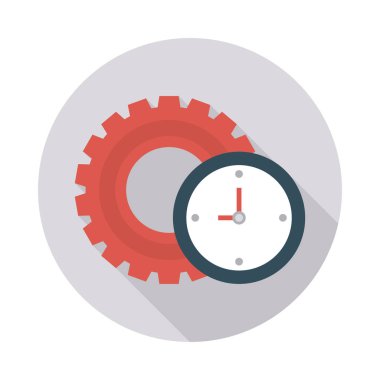 işlemi son tarih saat vektör çizim