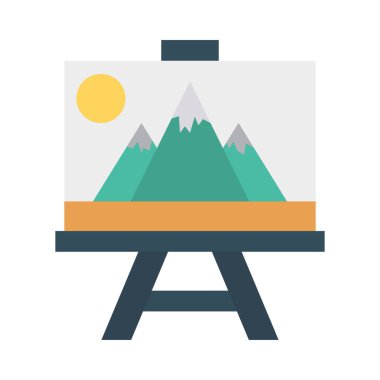 resim kurulu resim vektör çizim