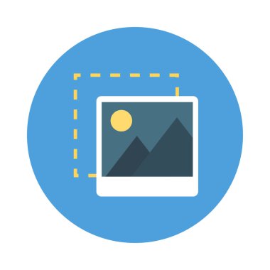 resim kırpma fotoğraf vektör çizim