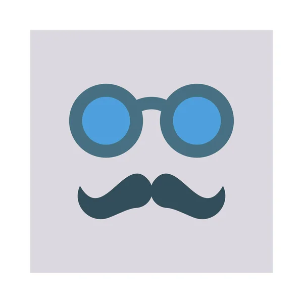 Gafas Bigote Circo Vector Ilustración — Archivo Imágenes Vectoriales