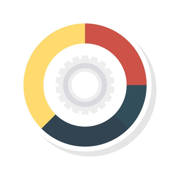 Gráfico Processo Gráfico Ilustração Vetorial —  Vetores de Stock