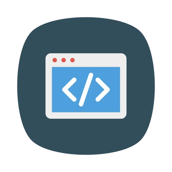 Development Coding Script Vector Illustration — Stock Vector