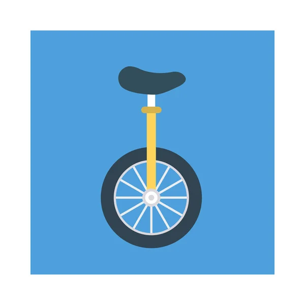 Illustration Vectorielle Roue Cirque Monocycle — Image vectorielle