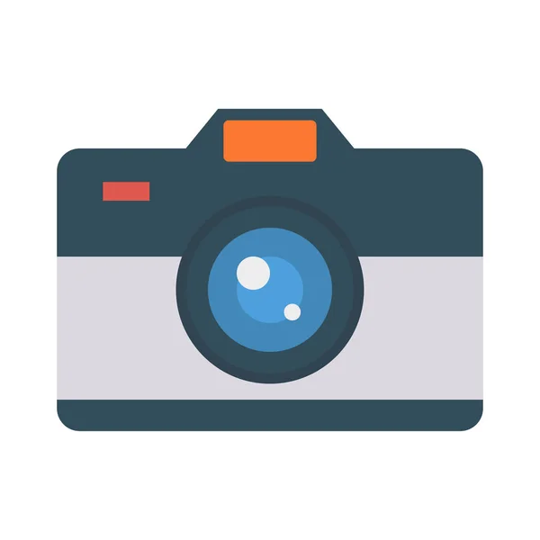 Фотоапарат Захоплення Фотографії Векторні Ілюстрації — стоковий вектор