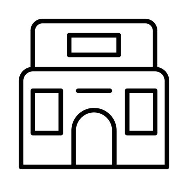 Daireli ev ev vektör çizim 