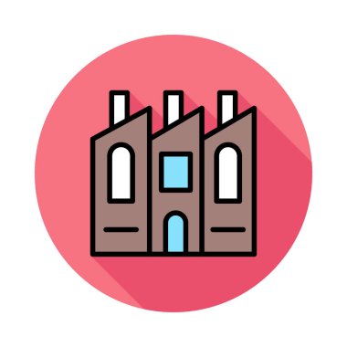 Office plaza vektör çizim oluşturma 