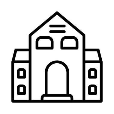 vektör çizim Apartman Bina 