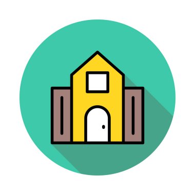 Daire mahkeme vektör çizim oluşturma 