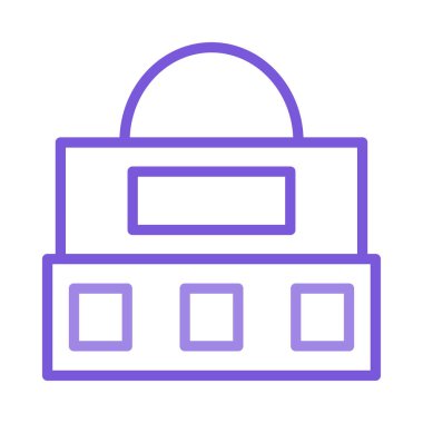 bina ev otel vektör çizim 