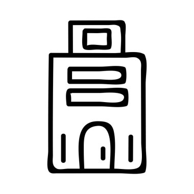 Office apartmanın vektör çizim 