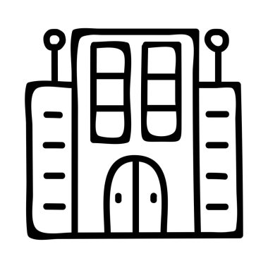 ev ev daire vektör çizim 