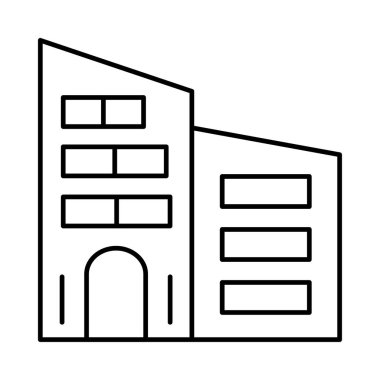 ev bina ev vektör çizim 