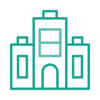 vektör çizim Apartman Bina 