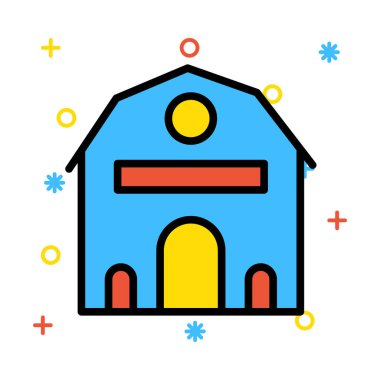 Office Ev vektör çizim oluşturma 