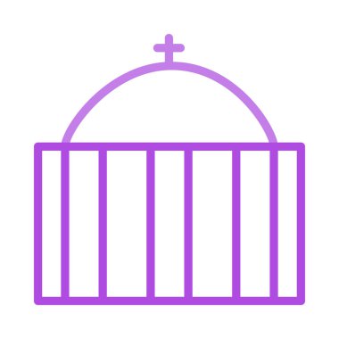 vektör çizim Bina Katolik Kilisesi 