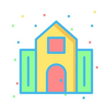 Daire mahkeme vektör çizim oluşturma 