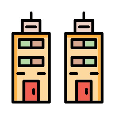 tower Plaza vektör çizim oluşturma 