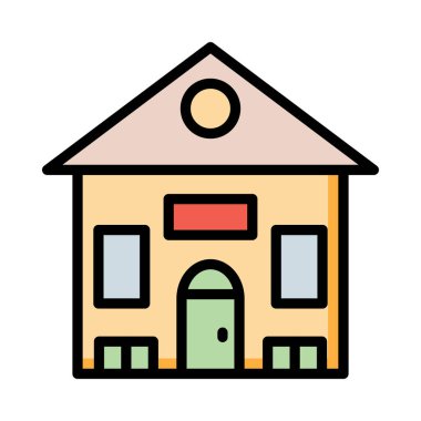 ev ev mağaza vektör çizim 