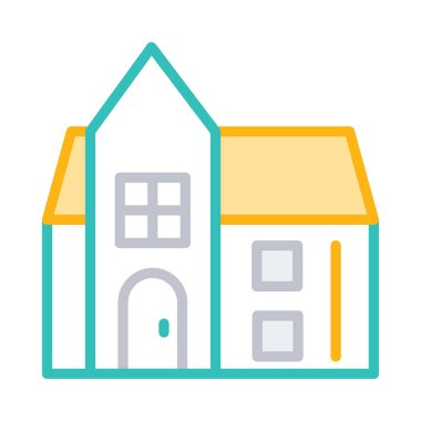 ev bina ev vektör çizim 