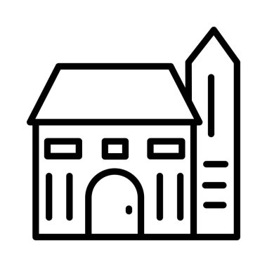 ev apartman vektör çizim 