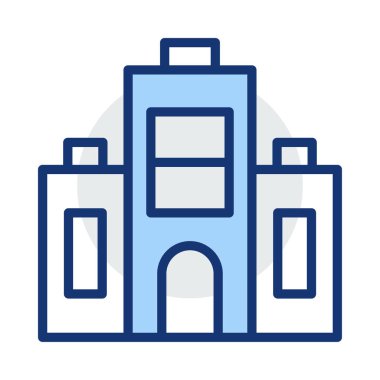 vektör çizim Apartman Bina 