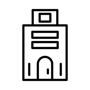 Office apartmanın vektör çizim 