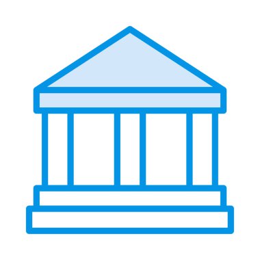 Banka mahkeme vektör çizim oluşturma 