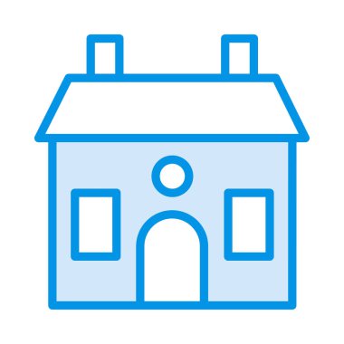 ev bina ev vektör çizim 