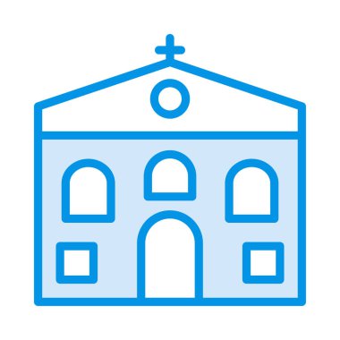 vektör çizim Bina Katolik Kilisesi 