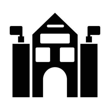 Banka mahkeme vektör çizim oluşturma 