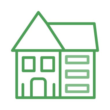 daire ev vektör çizim 