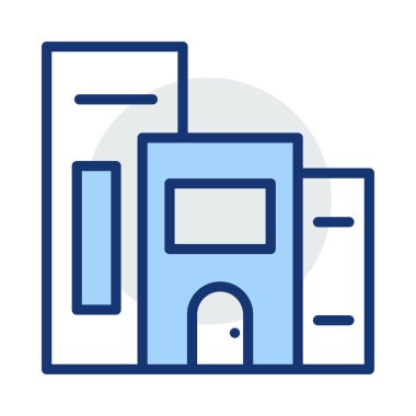 Office daire vektör çizim oluşturma 