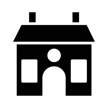 ev bina ev vektör çizim 